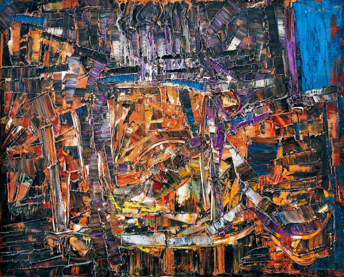 ”Couchant” by Jean-Paul Riopelle