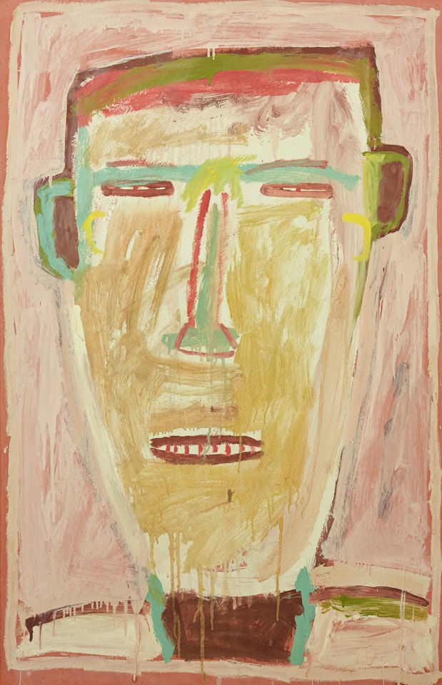 Composition with face by James Brown