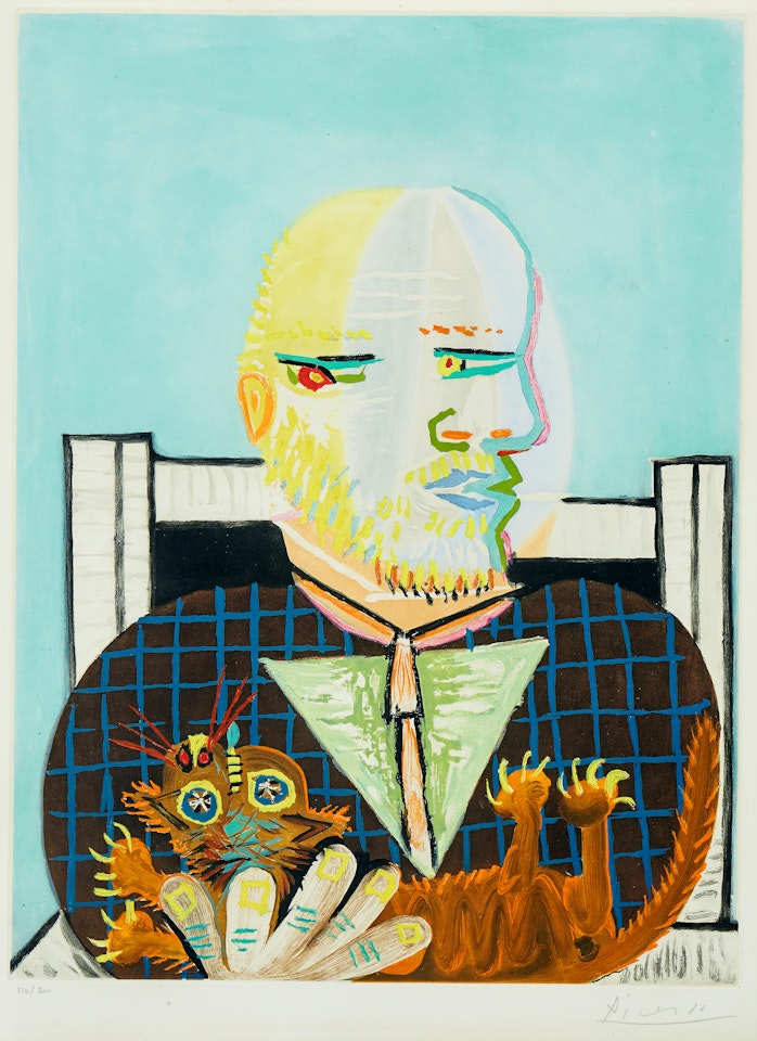 After. ”Vollard et son Chat” by Pablo Picasso