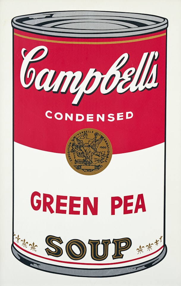 ”Green Pea” from ”Campbell"s Soup I” by Andy Warhol