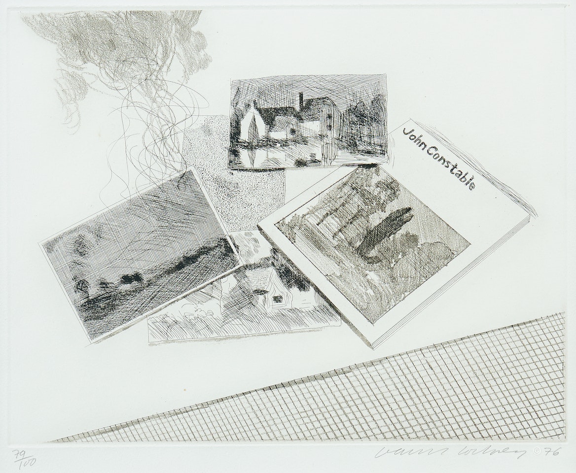 ”For John Constable” by David Hockney