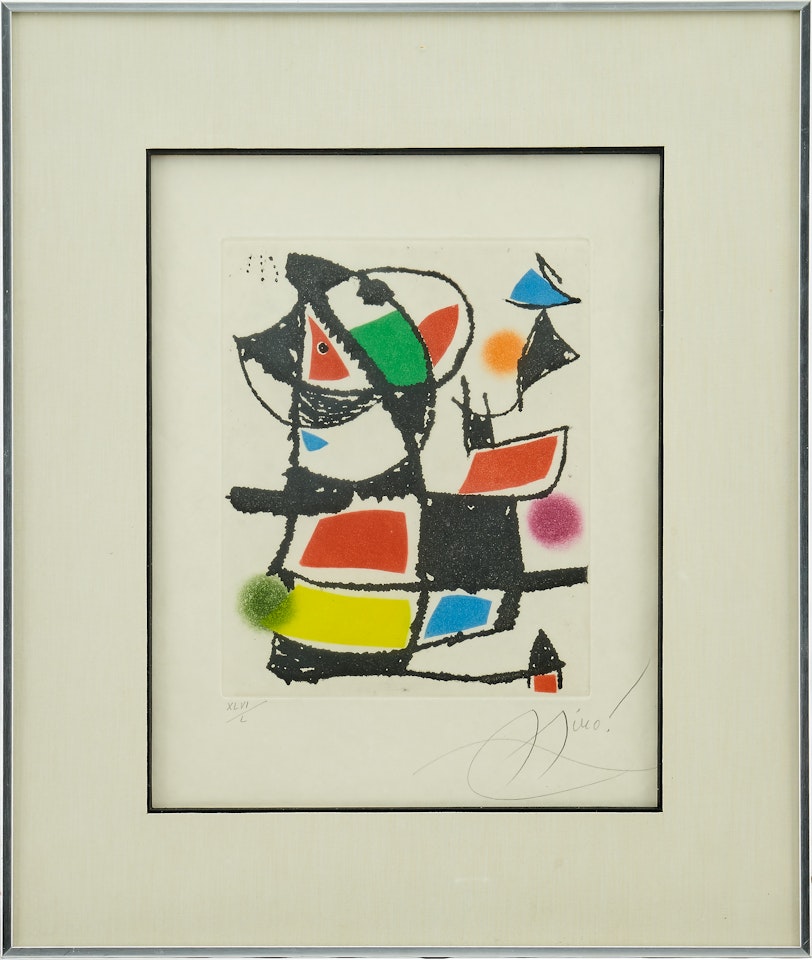 Composition from "Le marteau sans maître" by Joan Miró