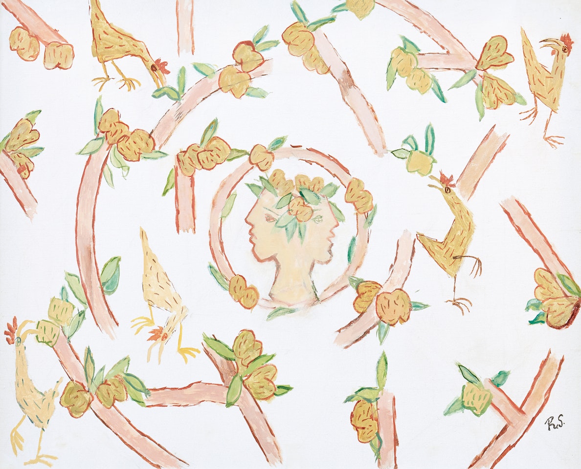 "Apples, twigs, chickens, etc." by Ragnar Sandberg