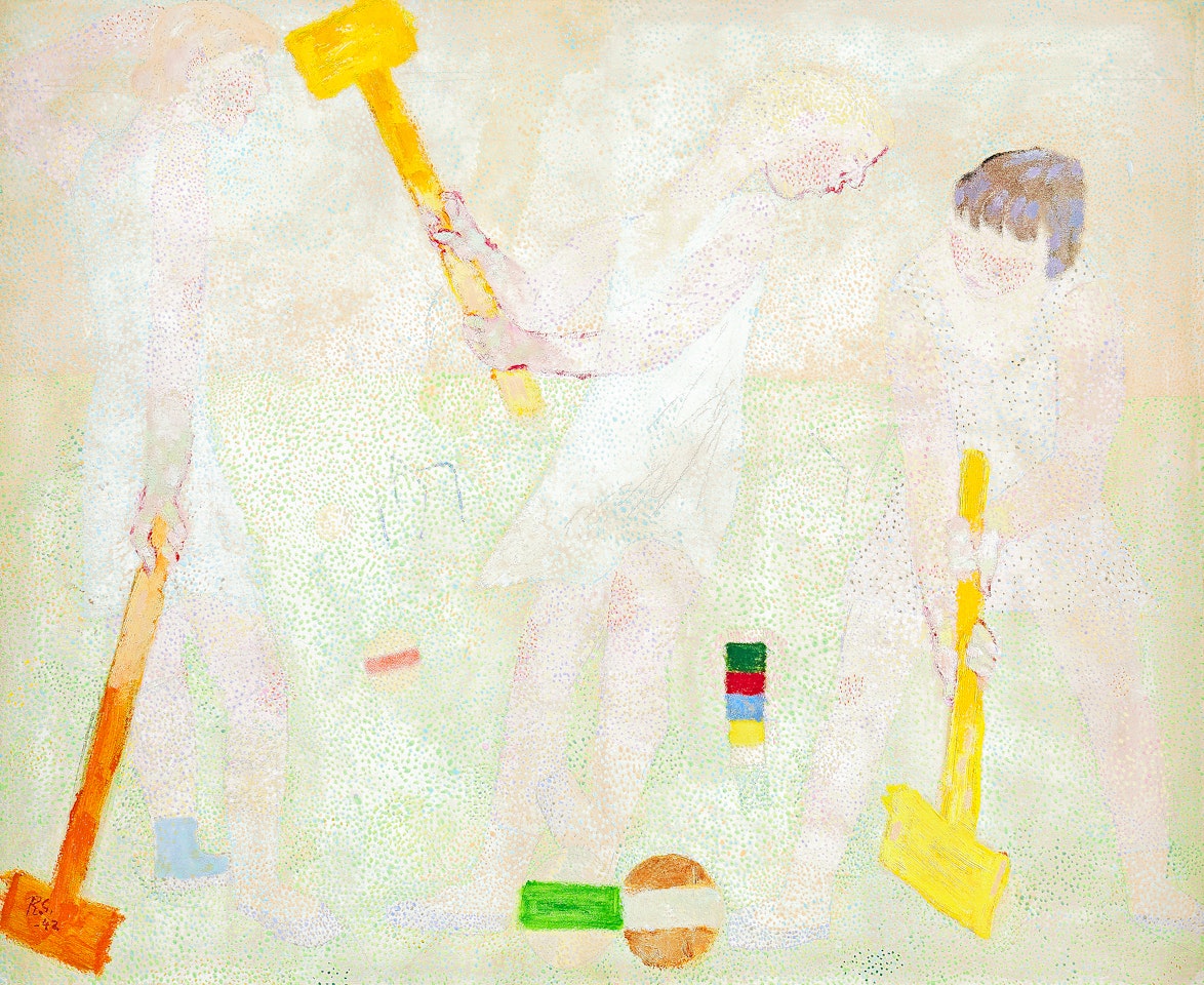 "The game of croquet" by Ragnar Sandberg