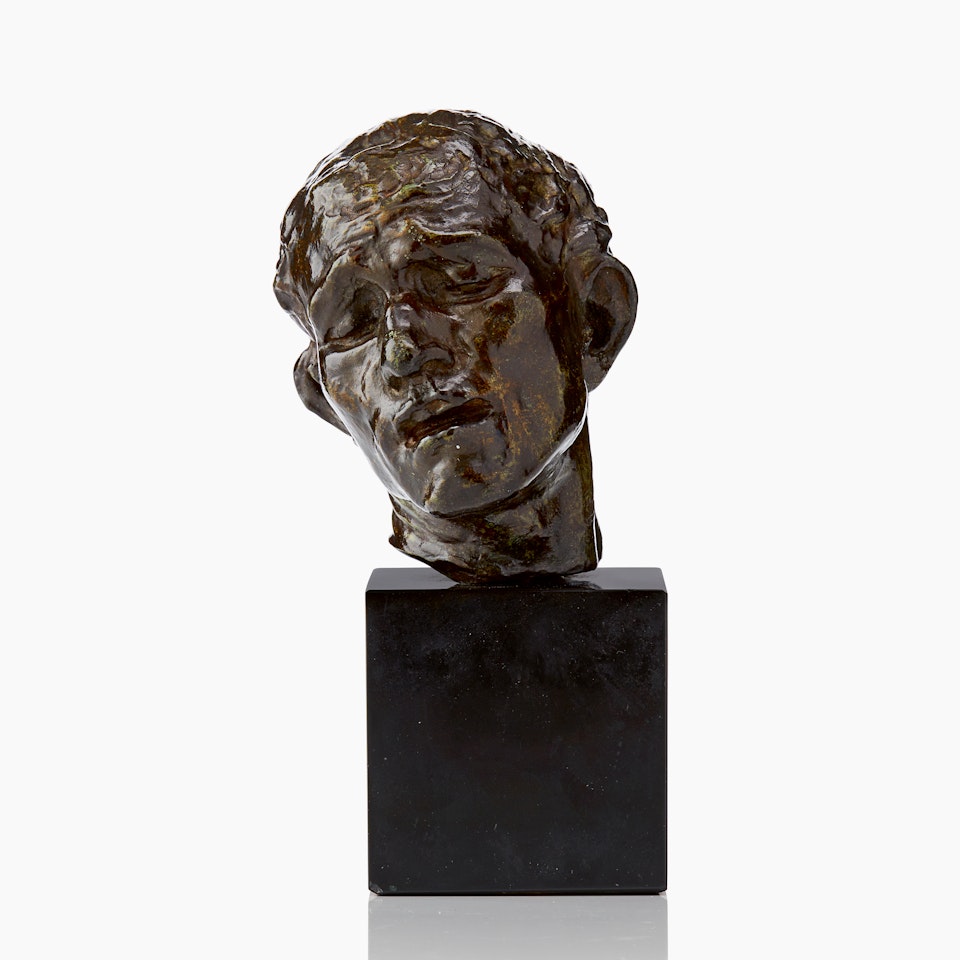 ”L"un des Bourgeois de Calais: Tête de Pierre de Wiessant, petit modèle” by Auguste Rodin