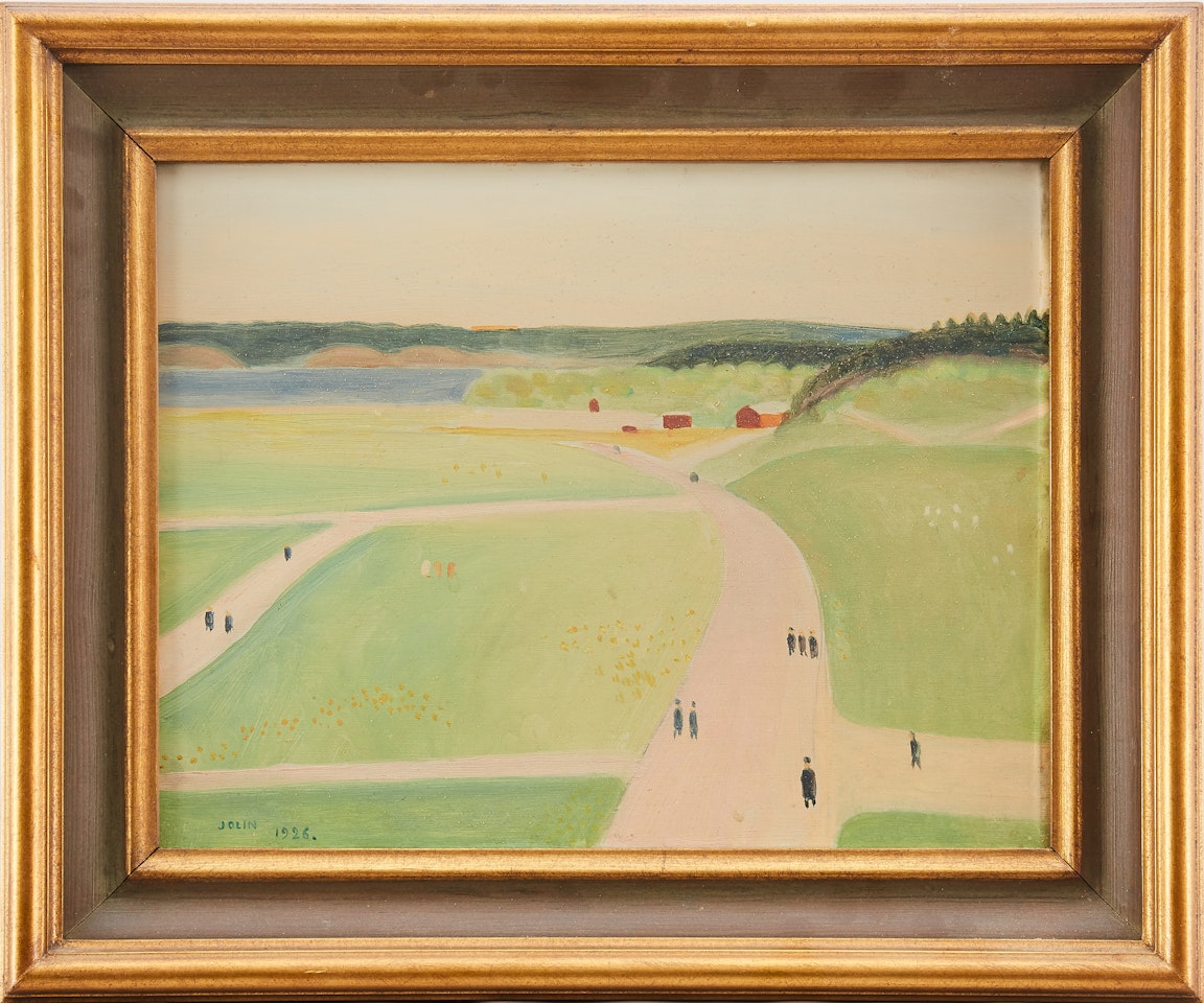 Walk in the field by Einar Jolin