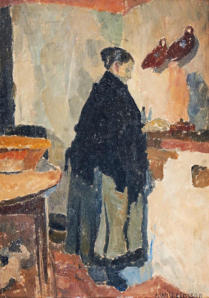 "In the kitchen" by Carl Wilhelmson