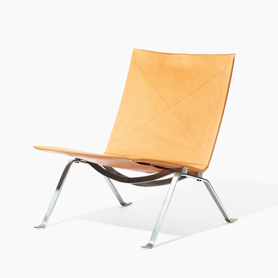 A Poul Kjaerholm easy chair model PK 22 by Poul Kjaerholm