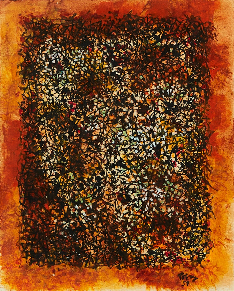 Abstract composition by Mark Tobey