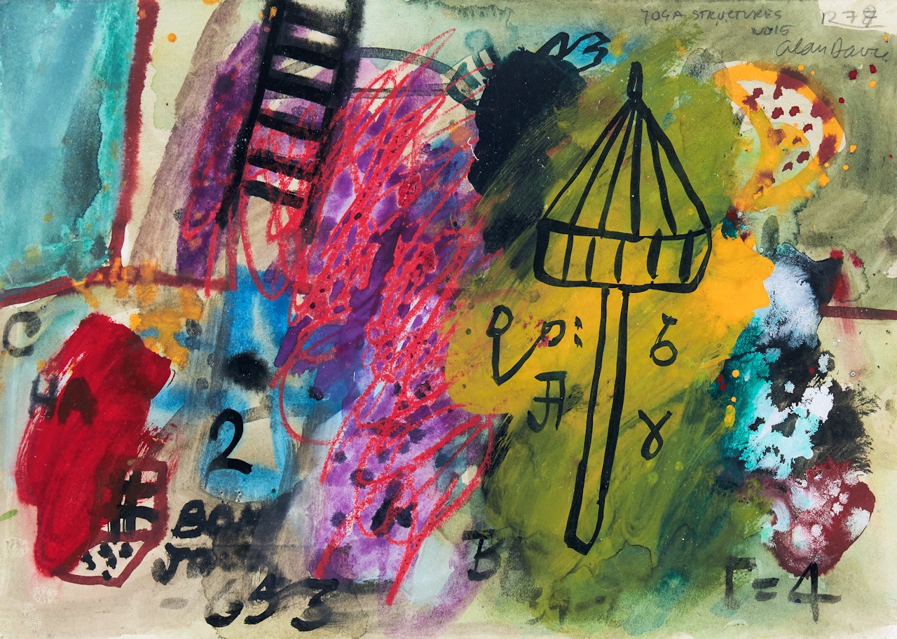 ”Yoga Structures No 15” by Alan Davie