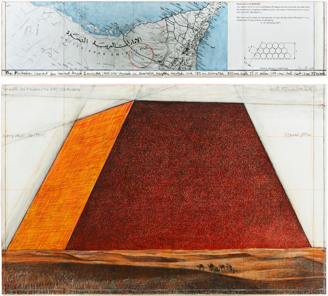 "The Mastaba (Project for United Arab Emirates)” by Christo
