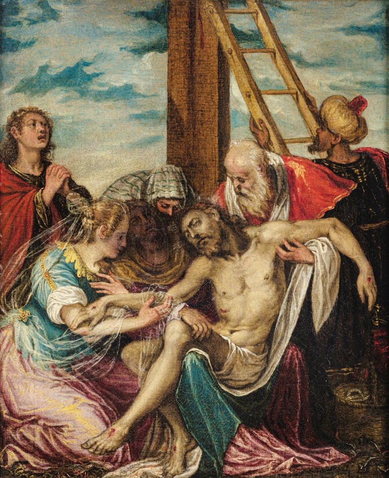 THE DESCENT FROM THE CROSS by Venetian School