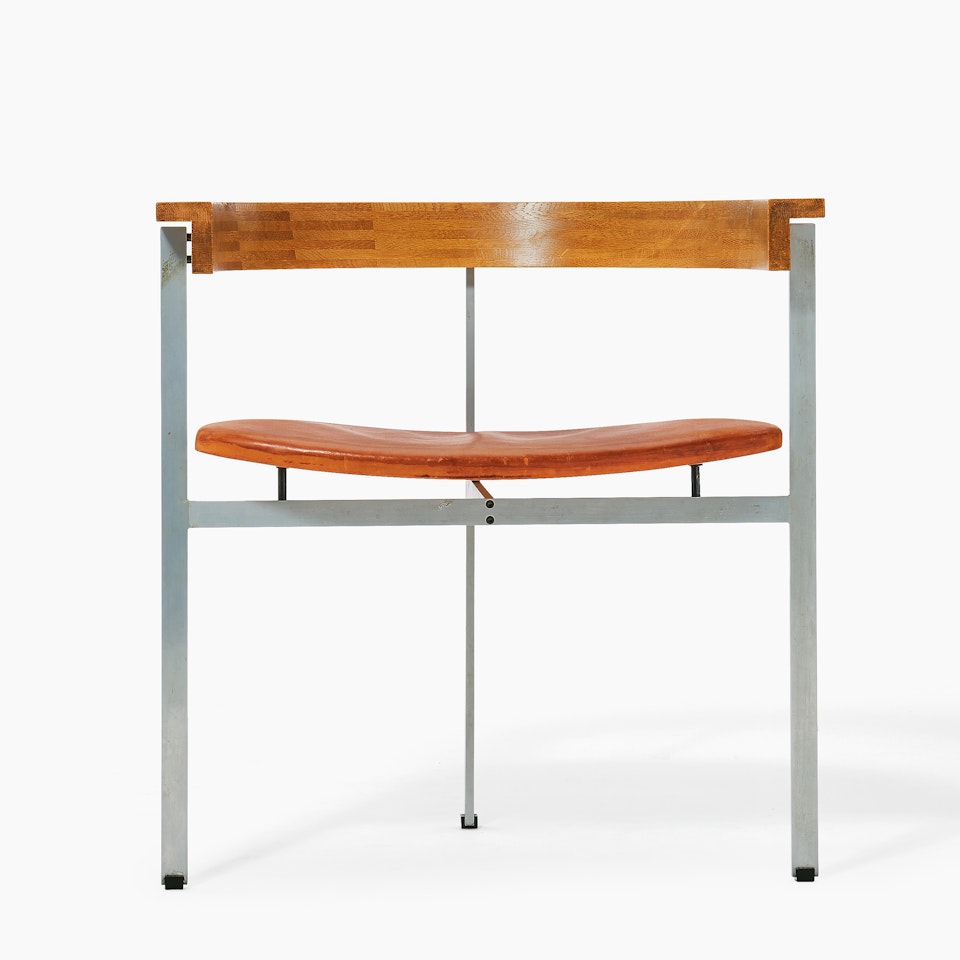 Armchair. "PK11"; A Poul Kjaerholm "PK11" chair by Poul Kjaerholm