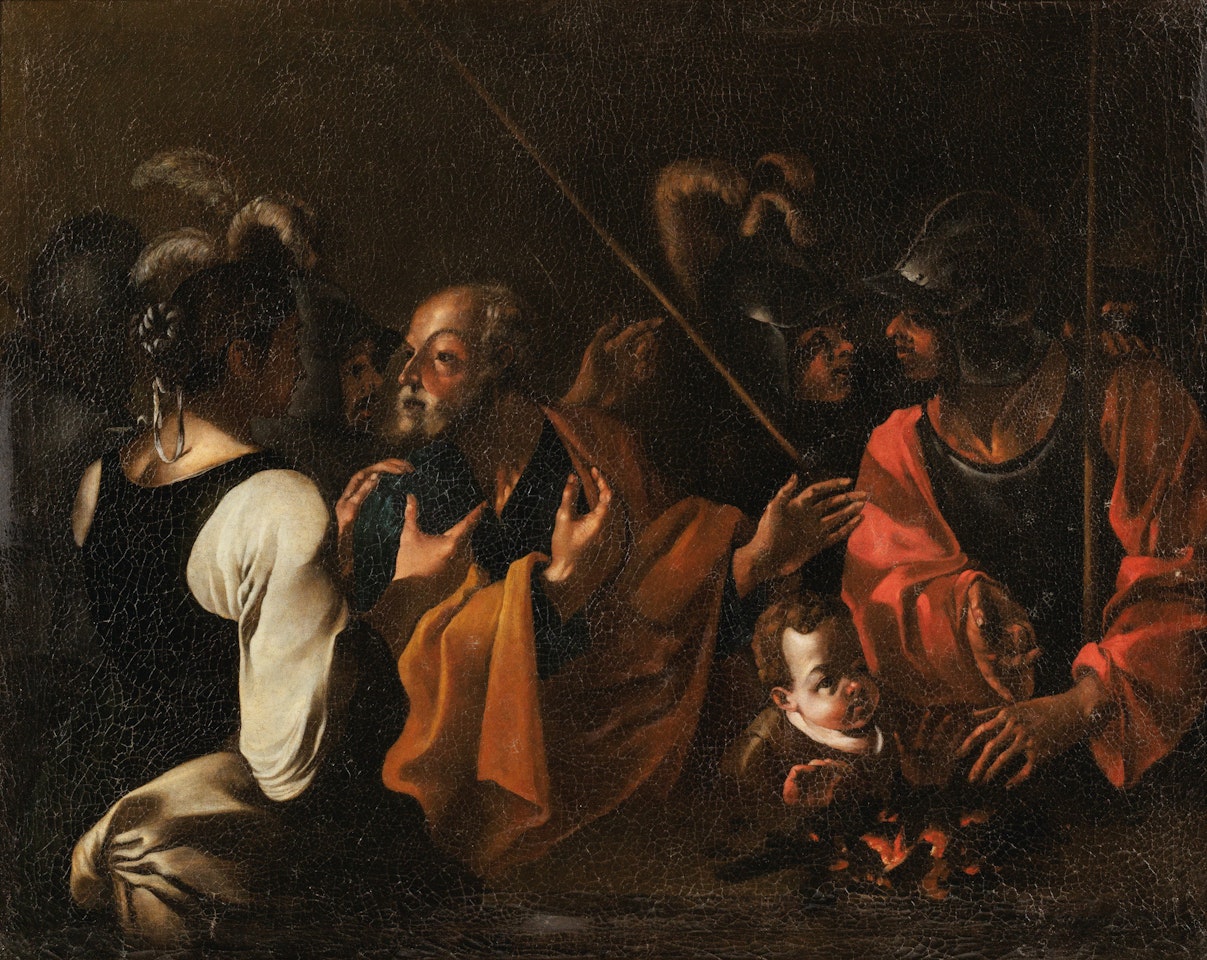 THE DENIAL OF SAINT PETER by Jean Tassel