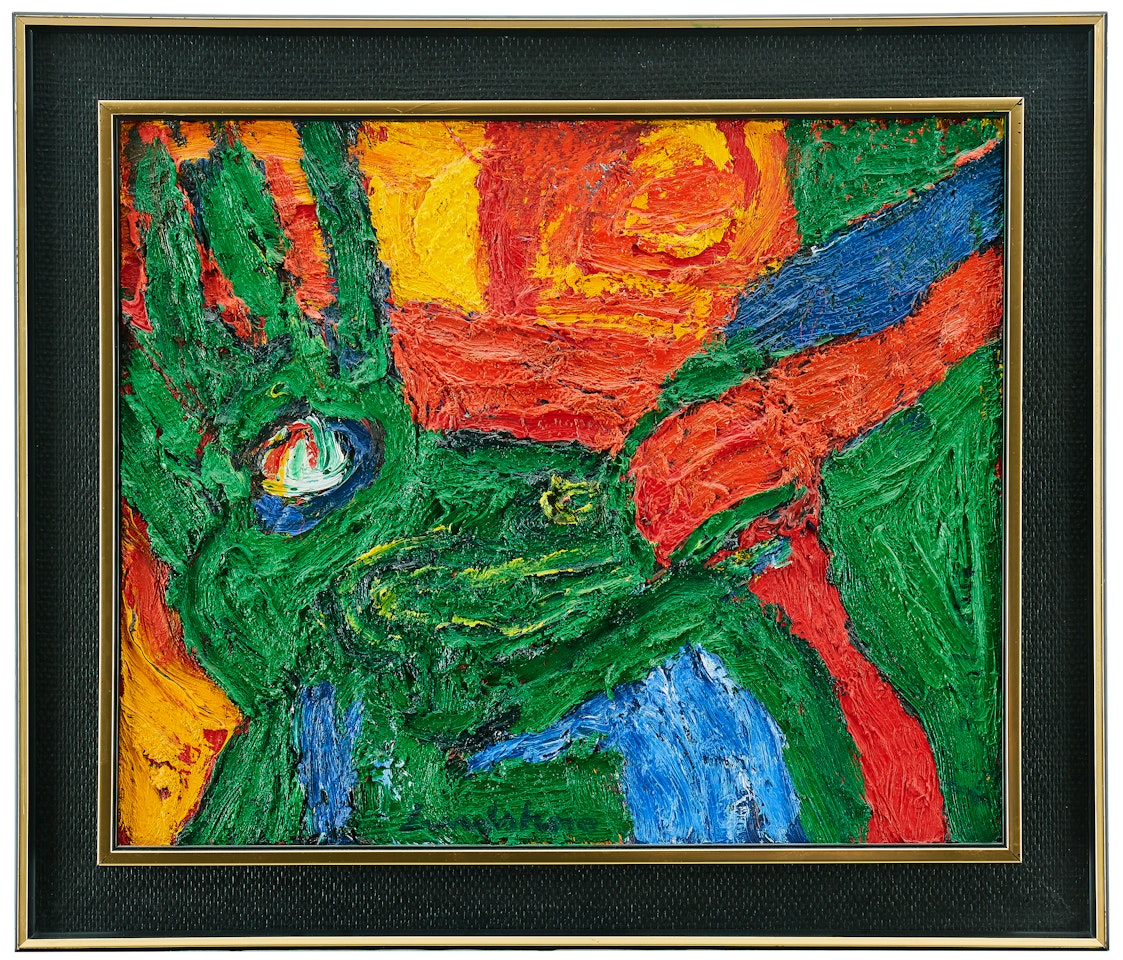 Composition with figure by Bengt Lindstrom
