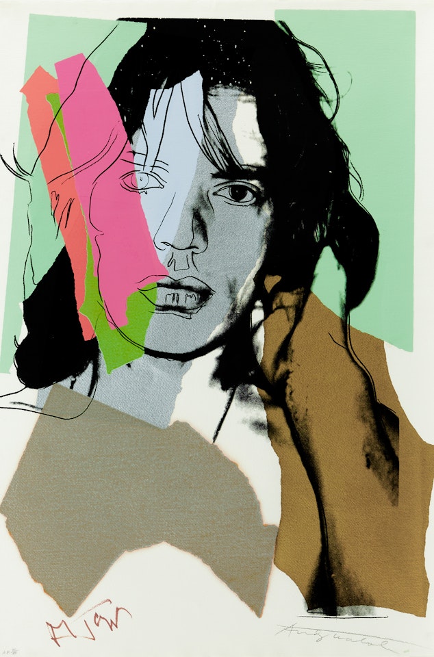 ”Mick Jagger” by Andy Warhol