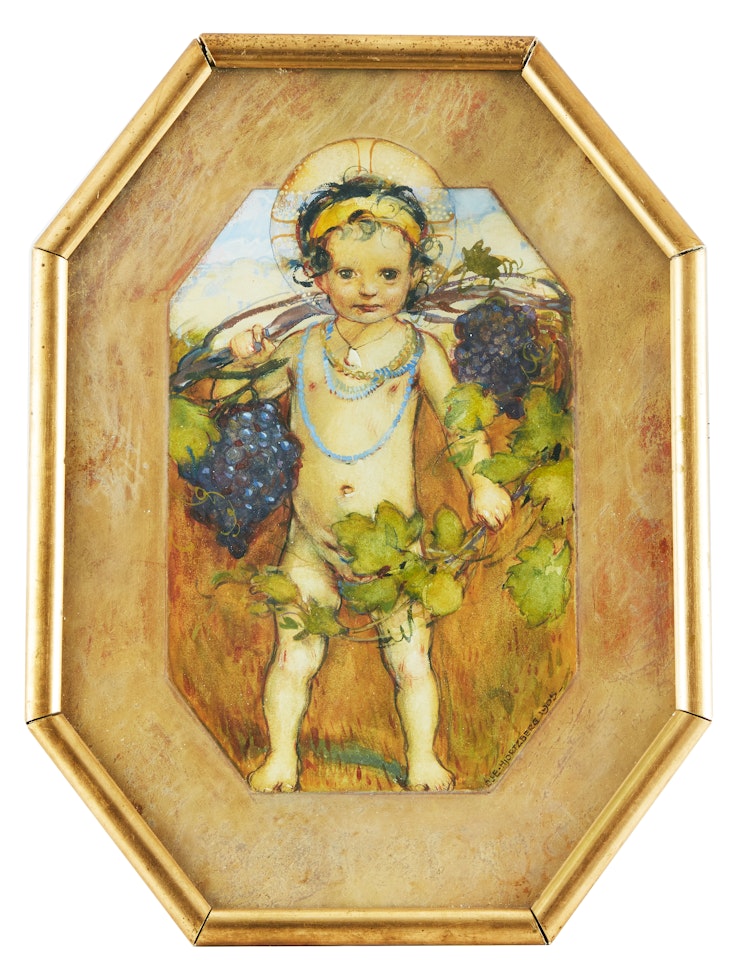 Young Bacchus by Olle Hjortzberg