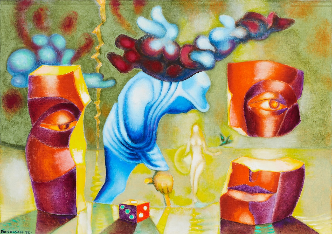 "The Mask, the Dice, the Old Man and the Girl" by Erik Olson