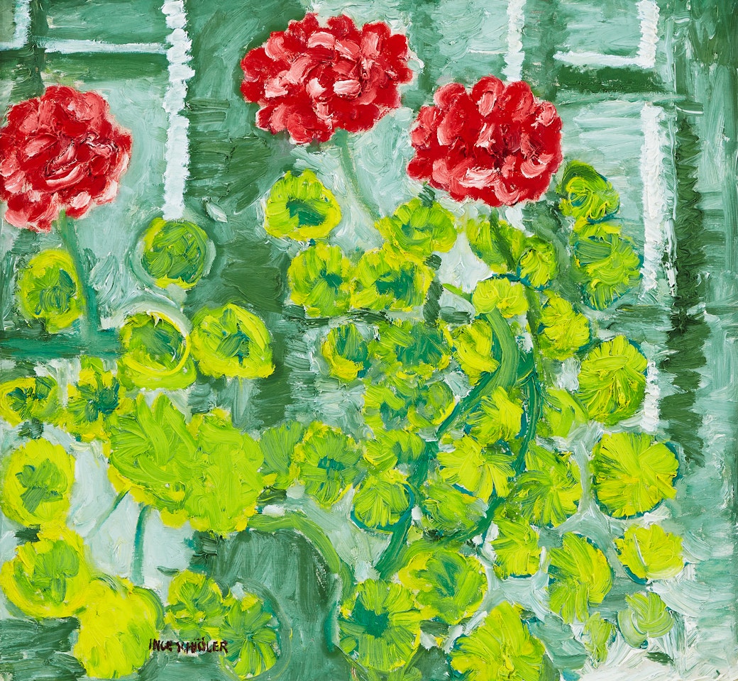 "Geraniums" by Inge Schiöler