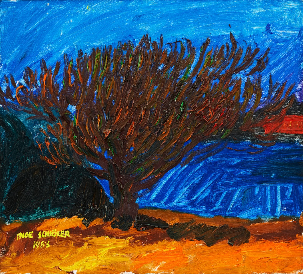 The tree by the coast by Inge Schiöler