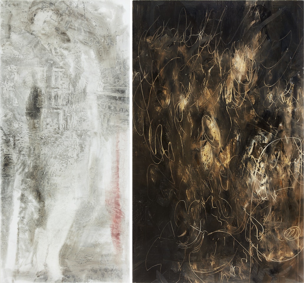 "Getting dark" - diptych by Ola Billgren