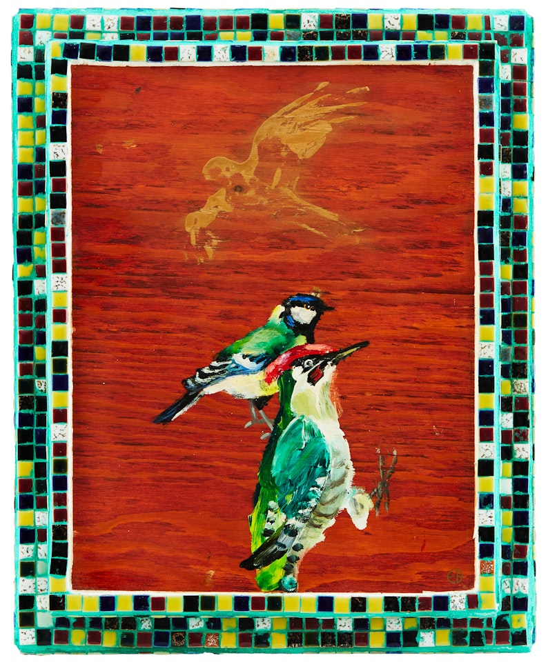 Composition with birds by Ernst Billgren