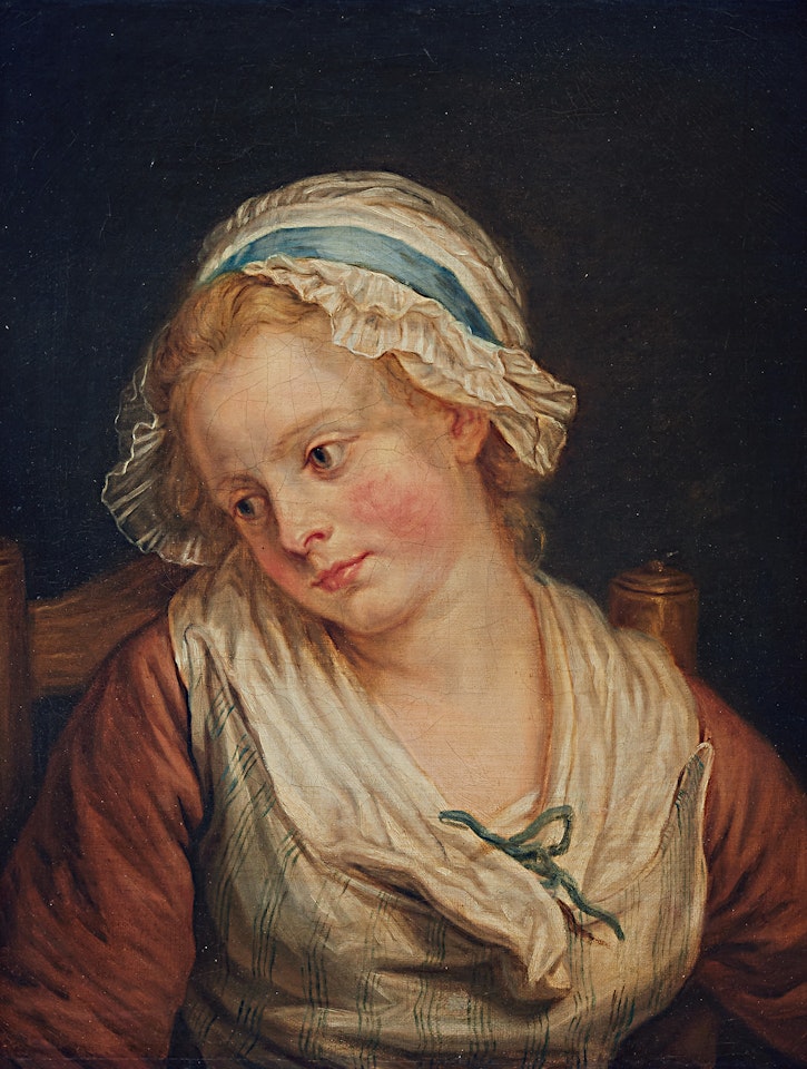 Portrait of a young girl by Jean-Baptiste Greuze
