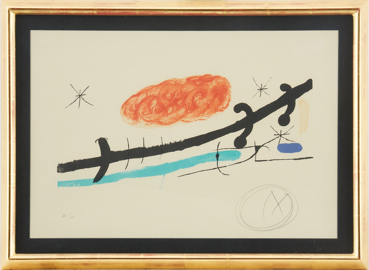 "Coverture, Catalog pour l"exposition "Miró" by Joan Miró