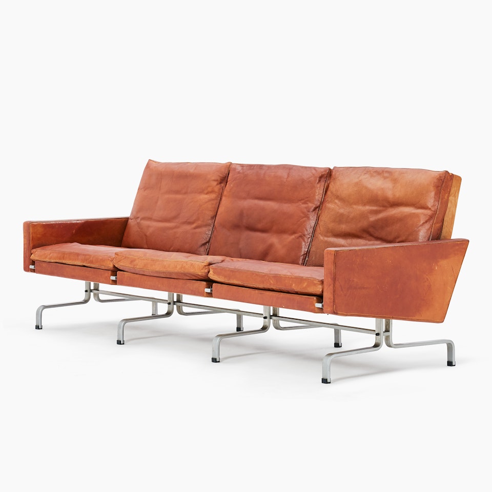 Couch. "PK 31‑3" by Poul Kjaerholm