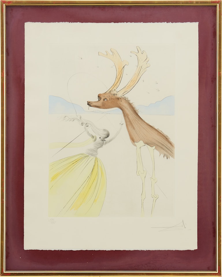 "Levi" from the suite "The Twelve Tribes of Israel" by Salvador Dali