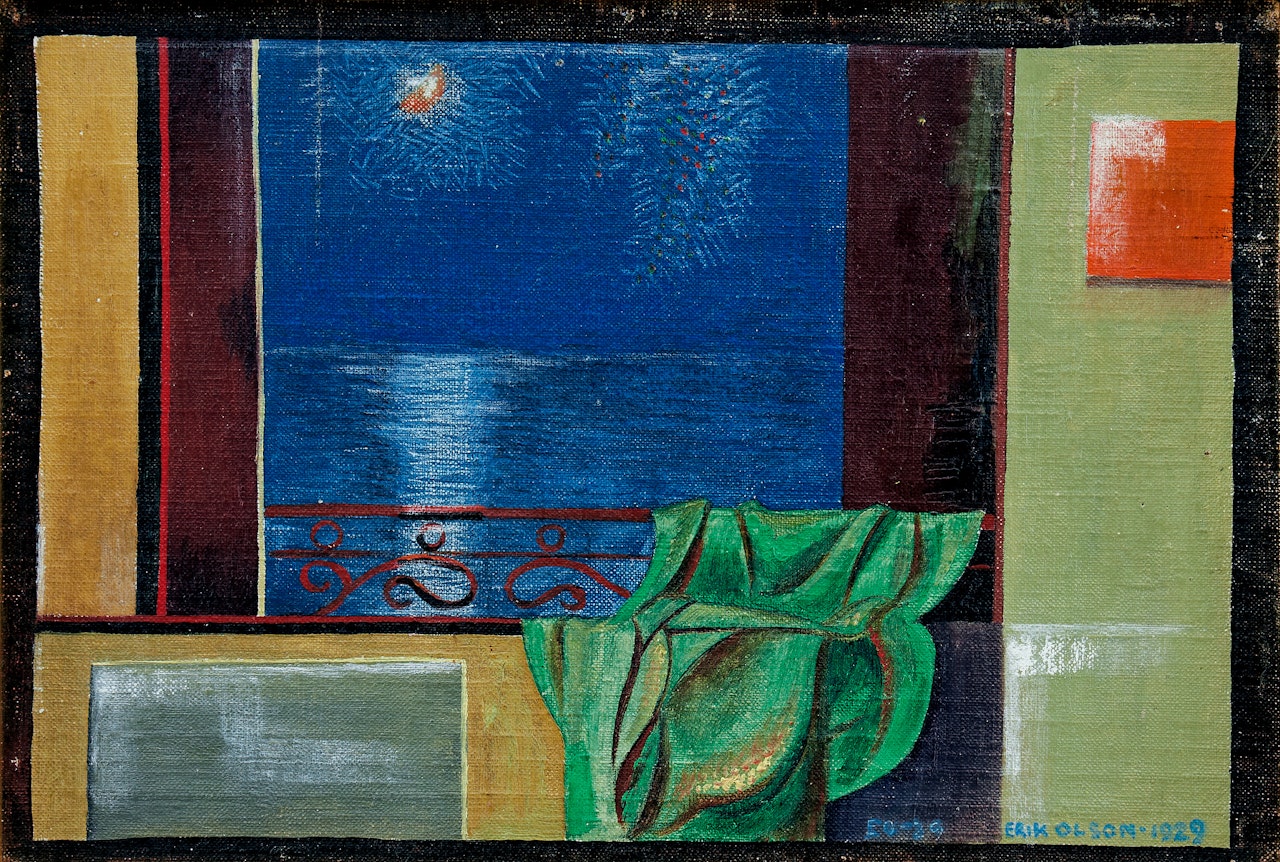 "The green bathrobe - Le Pouldu, Brittany" by Erik Olson