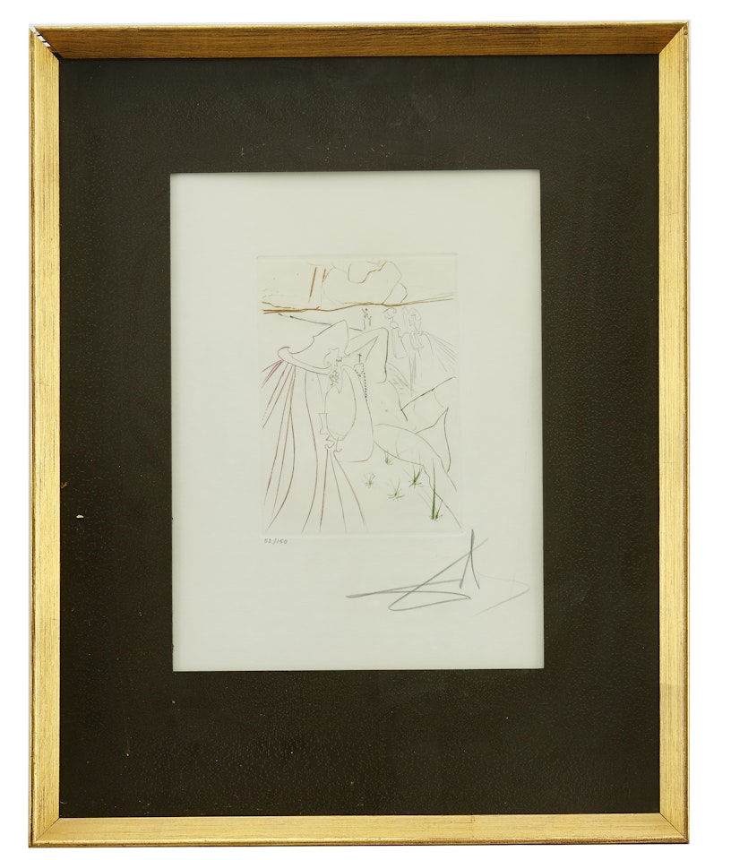 Composition from the suite "Decameron" by Salvador Dali