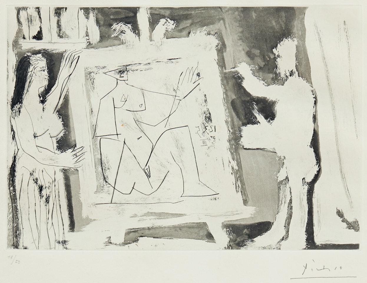 ”Dans l"Atelier” by Pablo Picasso