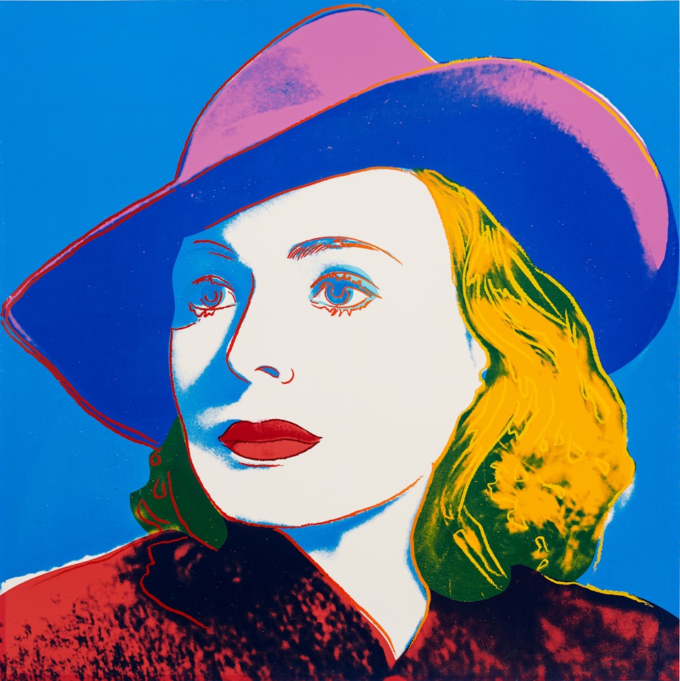 ”Ingrid Bergman - With Hat” by Andy Warhol