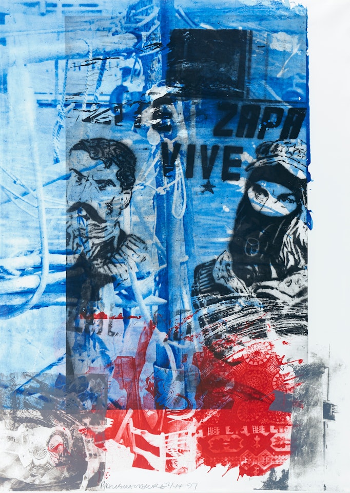 ”Epic” from ”Ground Rules” by Robert Rauschenberg