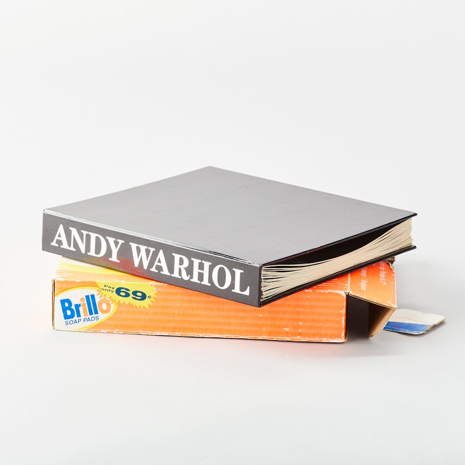 exhibition catalog "Brillo". Exhibition catalog for Galerie Ronny van de Velde & Co. Antwerp by Andy Warhol