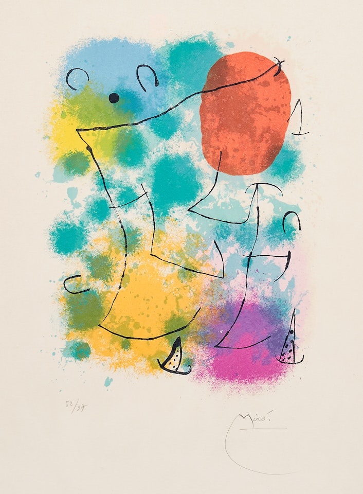 ”Hommage à Rimbaud” by Joan Miró