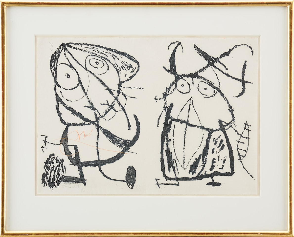 "Le Courtisan Grotesque" by Joan Miró