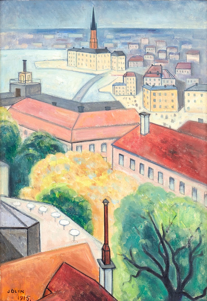 "View of Slussen" by Einar Jolin