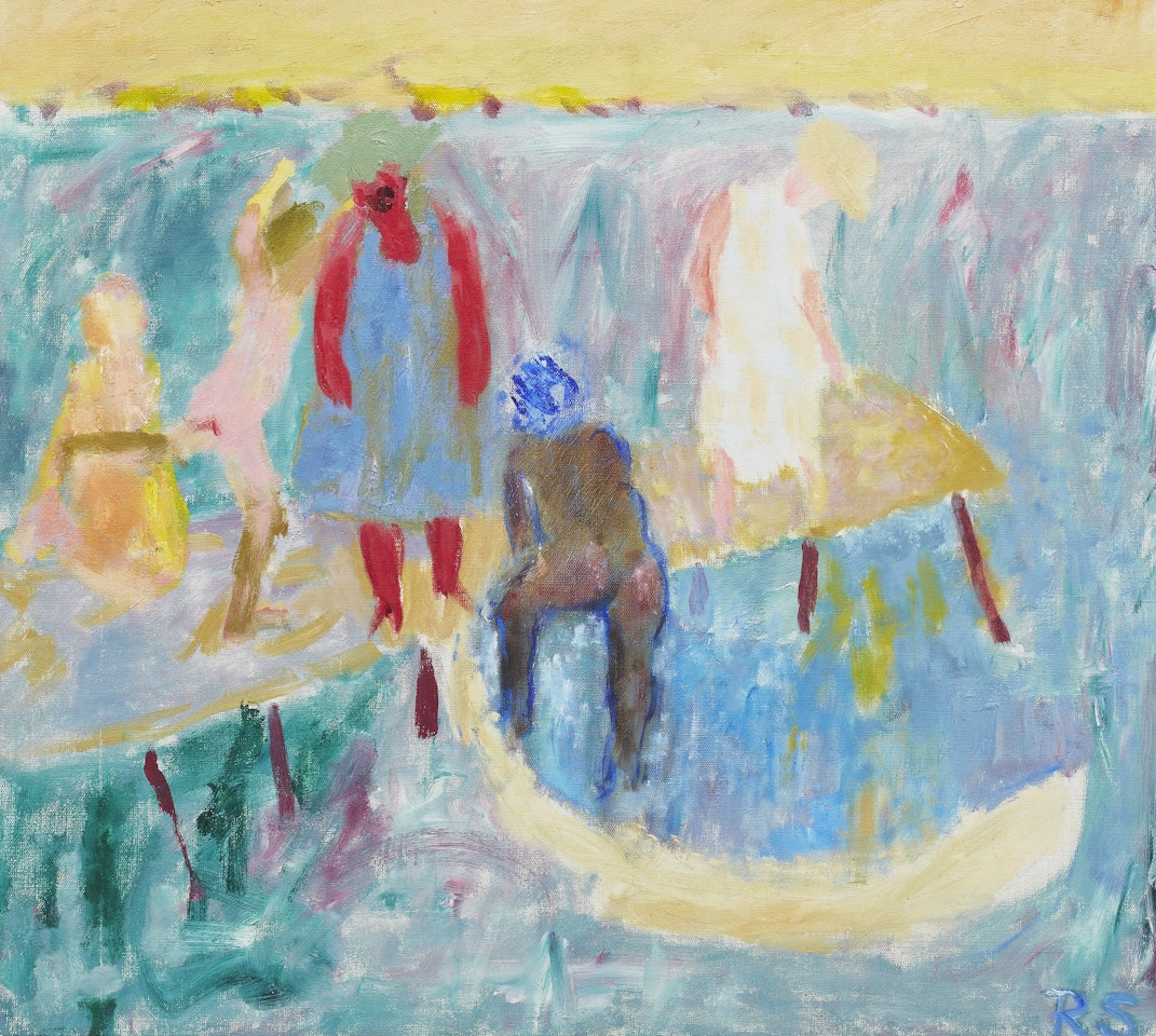 Embarkation -. Embarkation - On the pier by Ragnar Sandberg