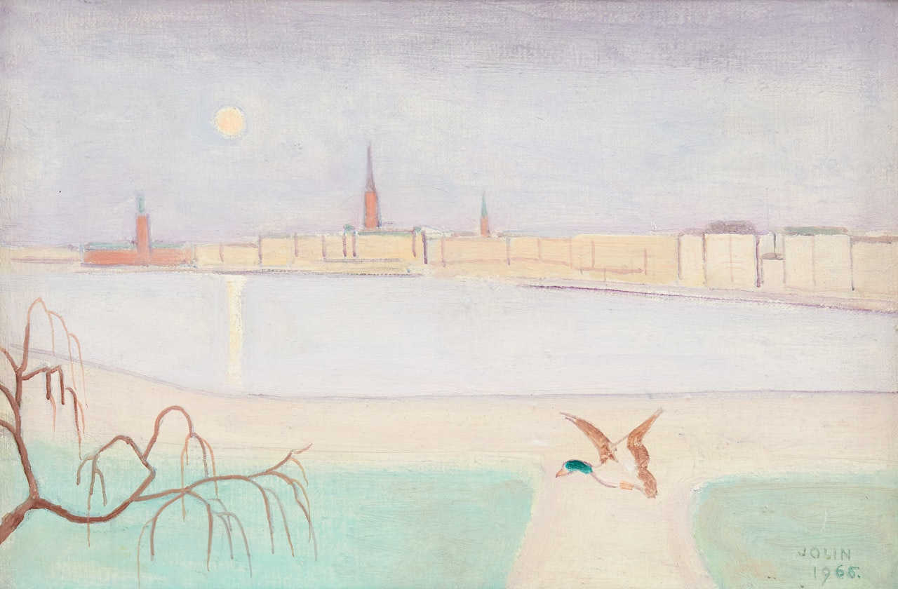 View towards Stockholm City Hall by Einar Jolin