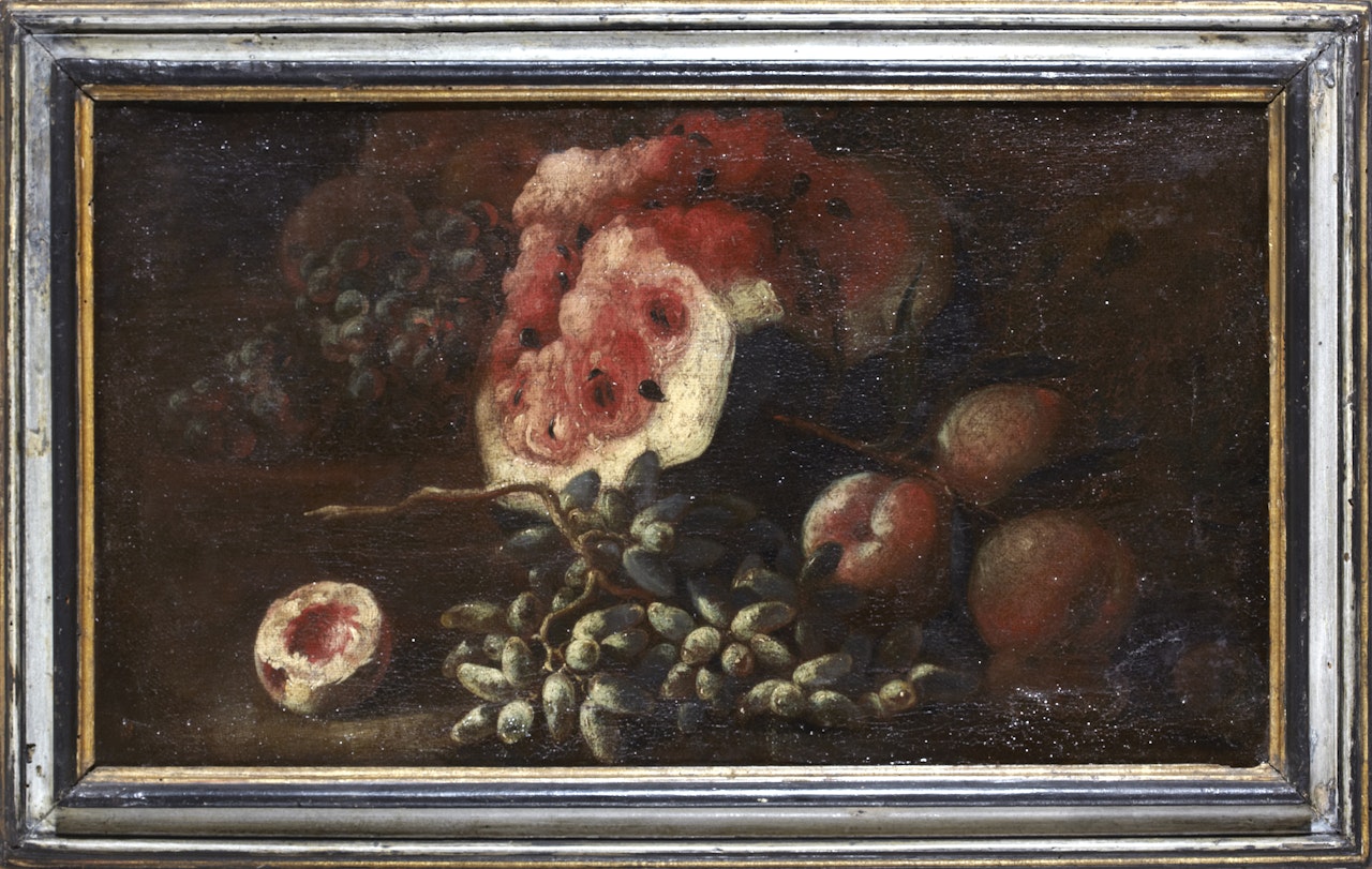 Fruit still life by Neapolitan School