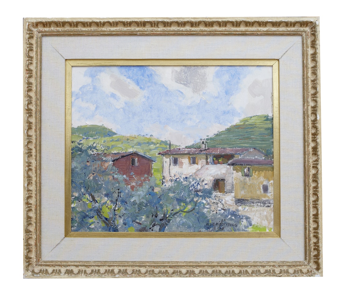Southern landscape by Olle Hjortzberg