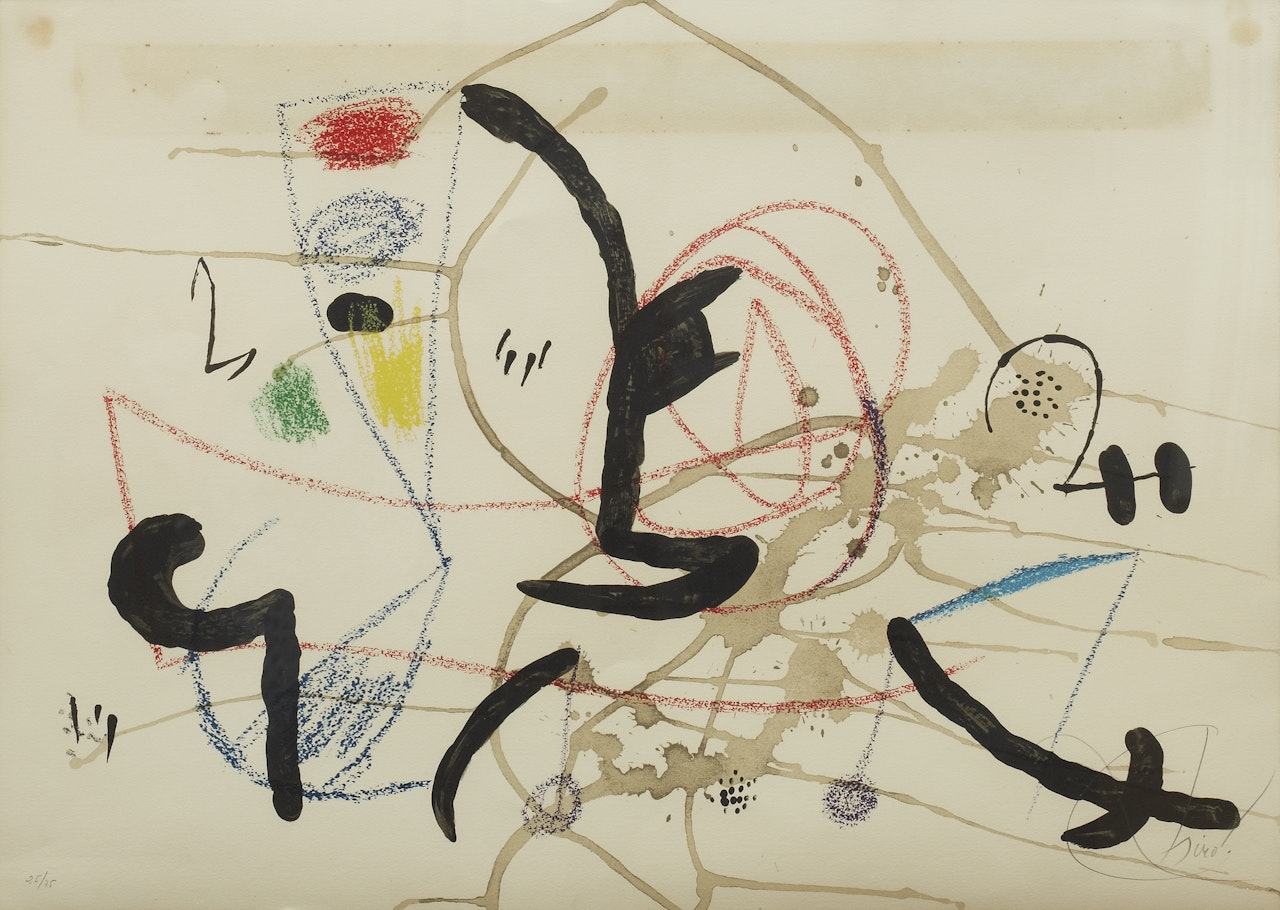 Untitled from the portfolio ”Wonders with Acrostic Variations in Miró"s Garden”; Untitled from the portfolio ”Wonders with Acrostic Variations in Miró"s Garden” by Joan Miró