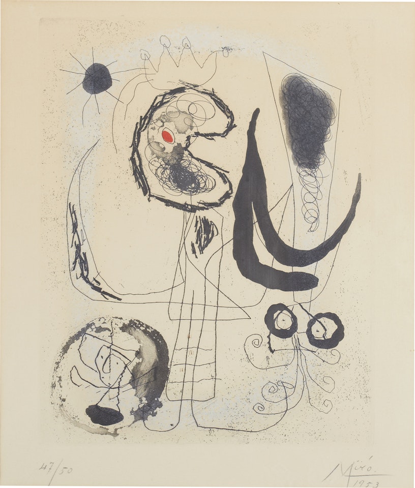 Untitled from the portfolio ”Serie III”; Untitled from the portfolio ”Serie III” by Joan Miró