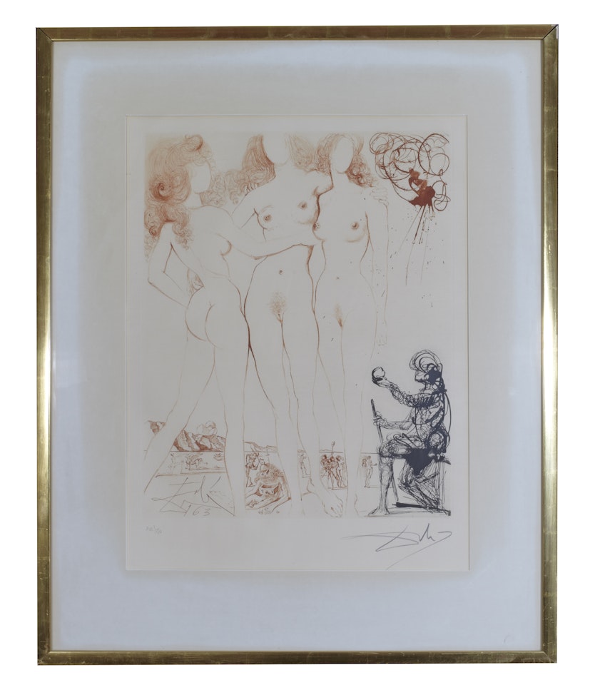 "Urteil des Paris" by Salvador Dali