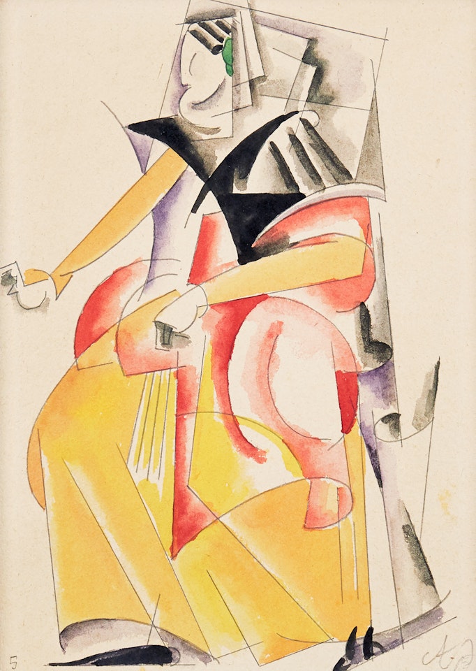 Theatre costume design by Alexandra Exter