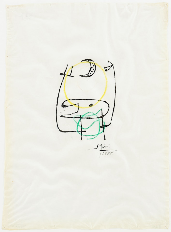”La Bague d"Aurore”: One plate by Joan Miró