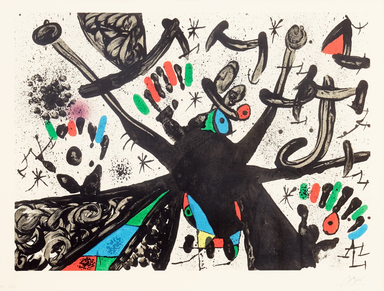 ”Homenatge à Joan Prats” by Joan Miró