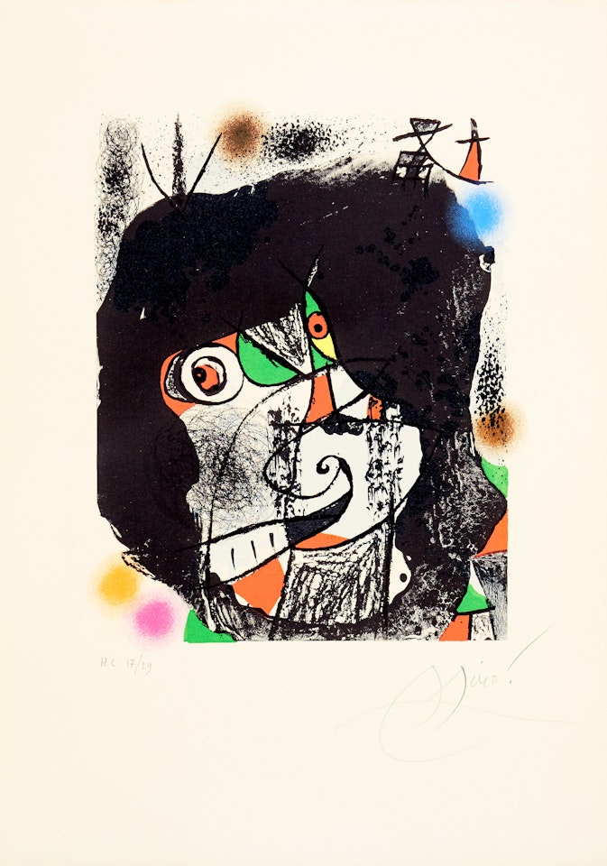 ”Les Revolutions Scéniques du XXe Siècle” by Joan Miró